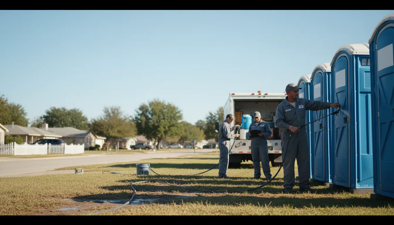 Long-Term Portable Toilet Rental in Groveland, IL near me
